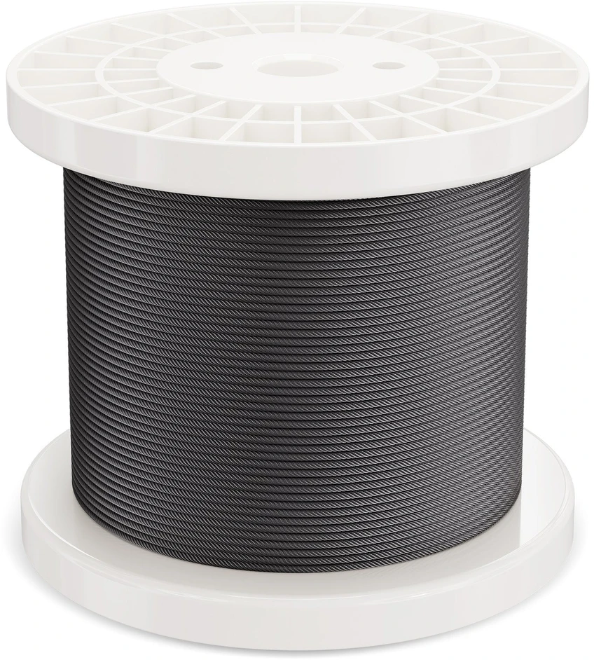 VEVOR Nerūdijančio plieno lynas 1/8" 7x7, 152.4 m