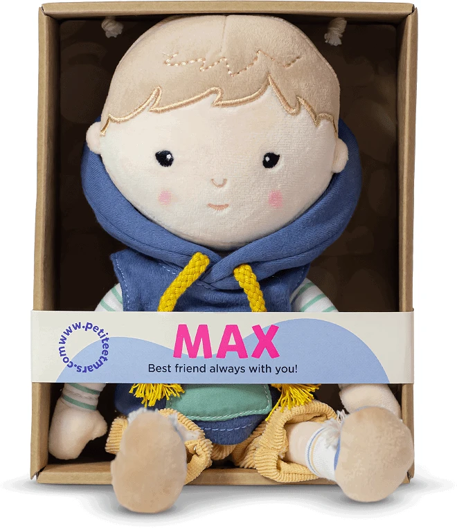 Pliušinė lėlė Max Petite&Mars, nuo gimimo, 35 cm