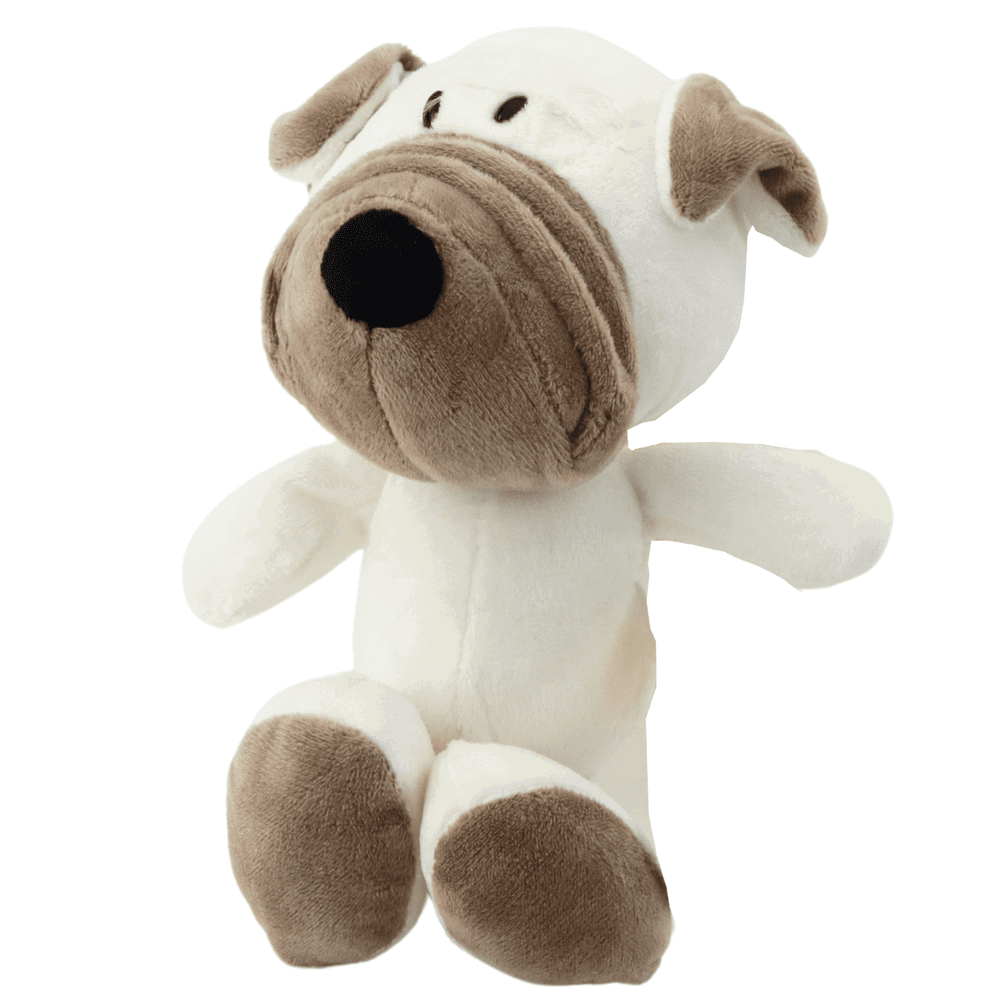 Lean Toys Pliušinis mopsas su siurbtuku