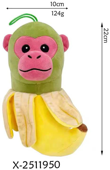 Pliušinis Žaislas Beždžionėlė Chimpanzini Bananini 23 cm ( Italian Brainrots )