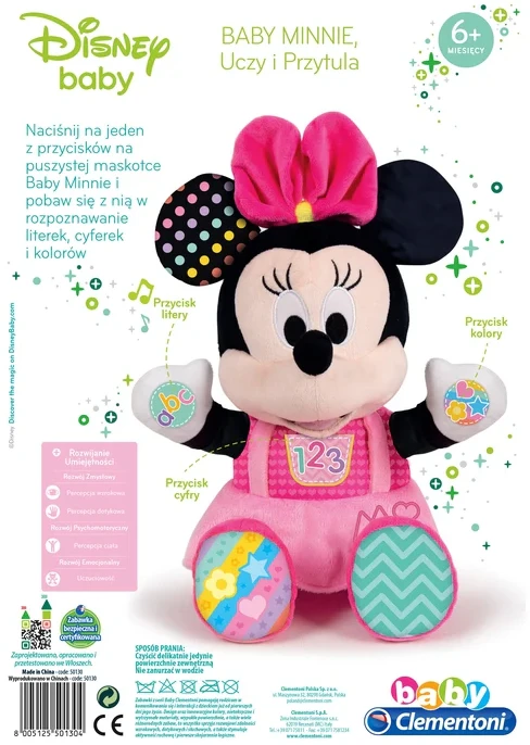Clementoni Pliušinis žaislas Baby Minnie