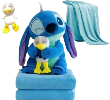 Pliušinis žaislas Stitch 45cm Su Pleduku