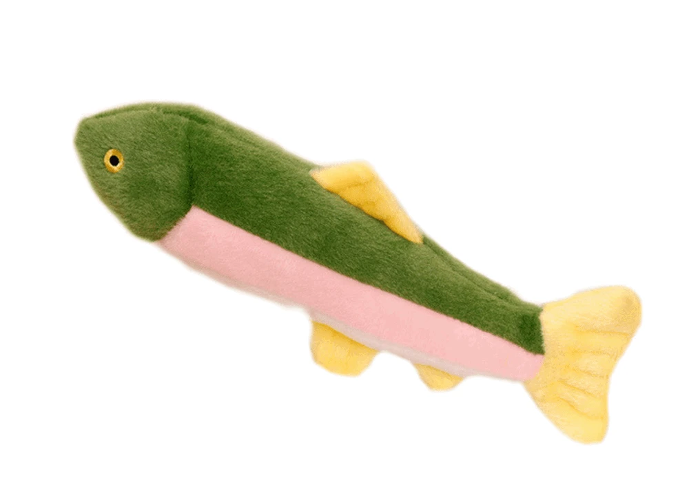 Lean Toys Pliušinis žaislas žuvis su garsiniu elementu, 30 cm