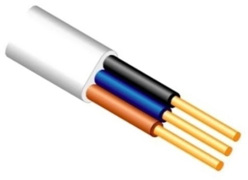 Lietkabelis Kabelis BVV-P, 3 x 1 mm²