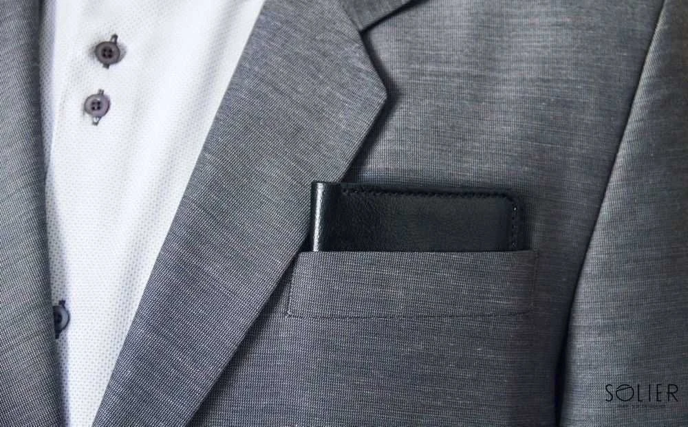 Solier Accessories Piniginė vyrams SOLIER SW11 SLIM - Ruda/Kaštono