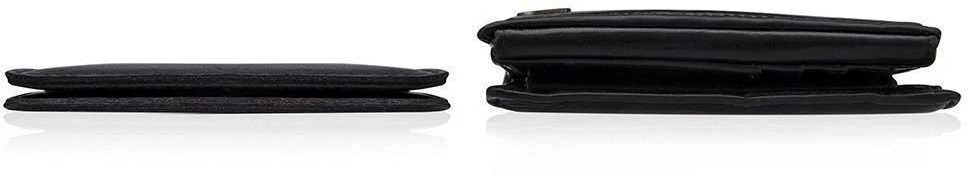 Solier Accessories Piniginė vyrams su skyriumi monetoms SOLIER SW15 SLIM - Tamsiai ruda
