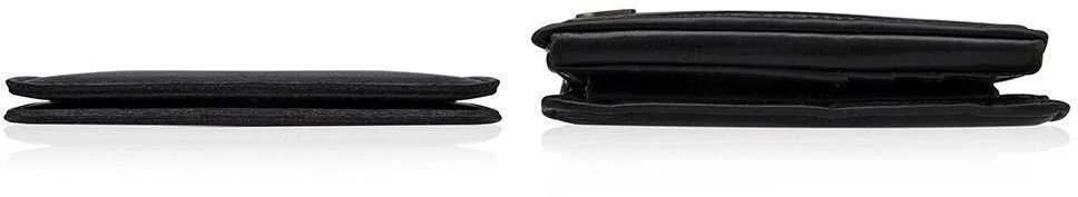 Solier Accessories Piniginė vyrams su skyriumi monetoms SOLIER SW15 SLIM - Tamsi raudona