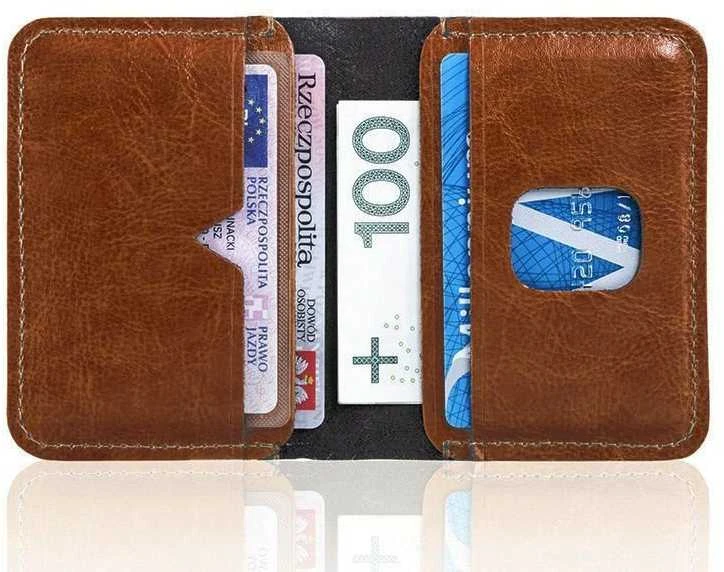 Solier Accessories Piniginė vyrams SOLIER SW11 SLIM - Ruda