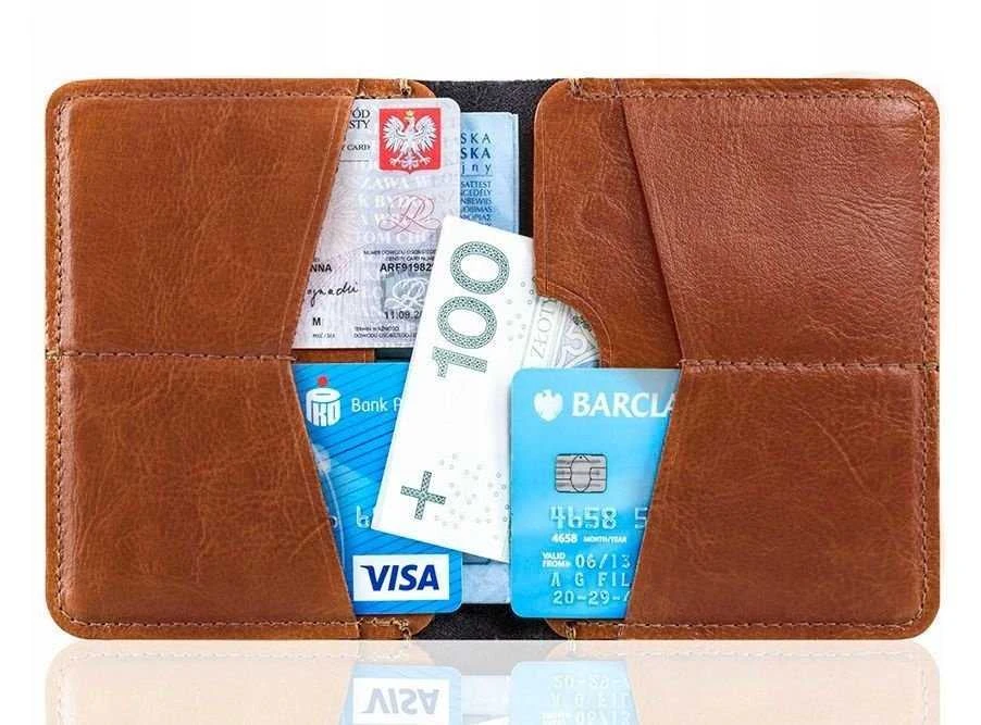 Solier Accessories Piniginė vyrams SOLIER SW10 SLIM - Ruda