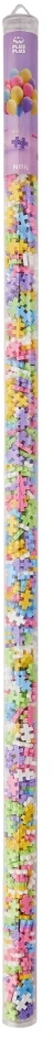 Plus-Plus Mini konstruktorius „1 metras“ – 520 pastelinių detalių (20 mm), 5–12 m.