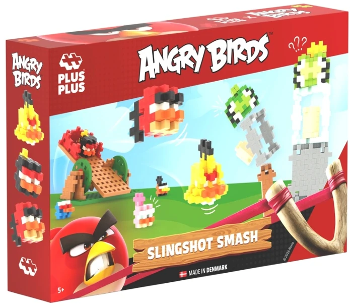 Plus Plus konstruktorius Angry Birds Katapultos smūgis