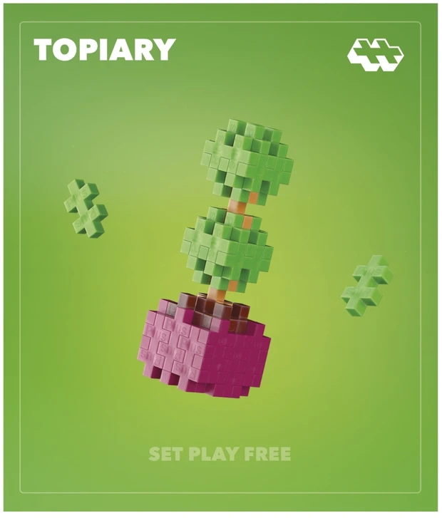 Plus Plus konstruktorius AUGALAI - topiaris