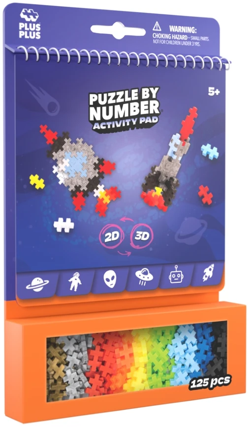 Plus Plus žaidimų rinkinys, Kosmosas, 125 det.