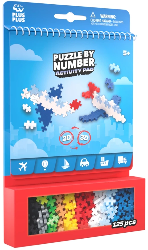 Plus Plus žaidimų rinkinys, Transportas, 125 det.