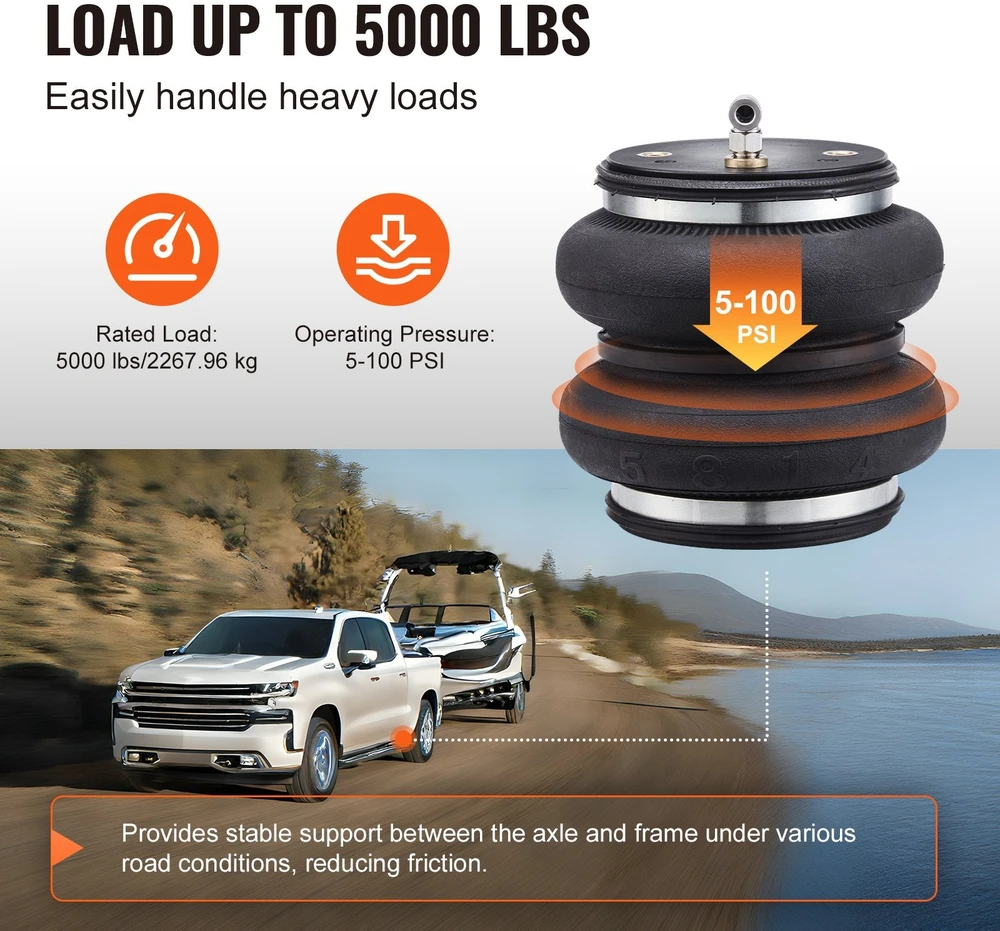 VEVOR Oro pagalvių pakaba Chevrolet Silverado GMC Sierra 1500