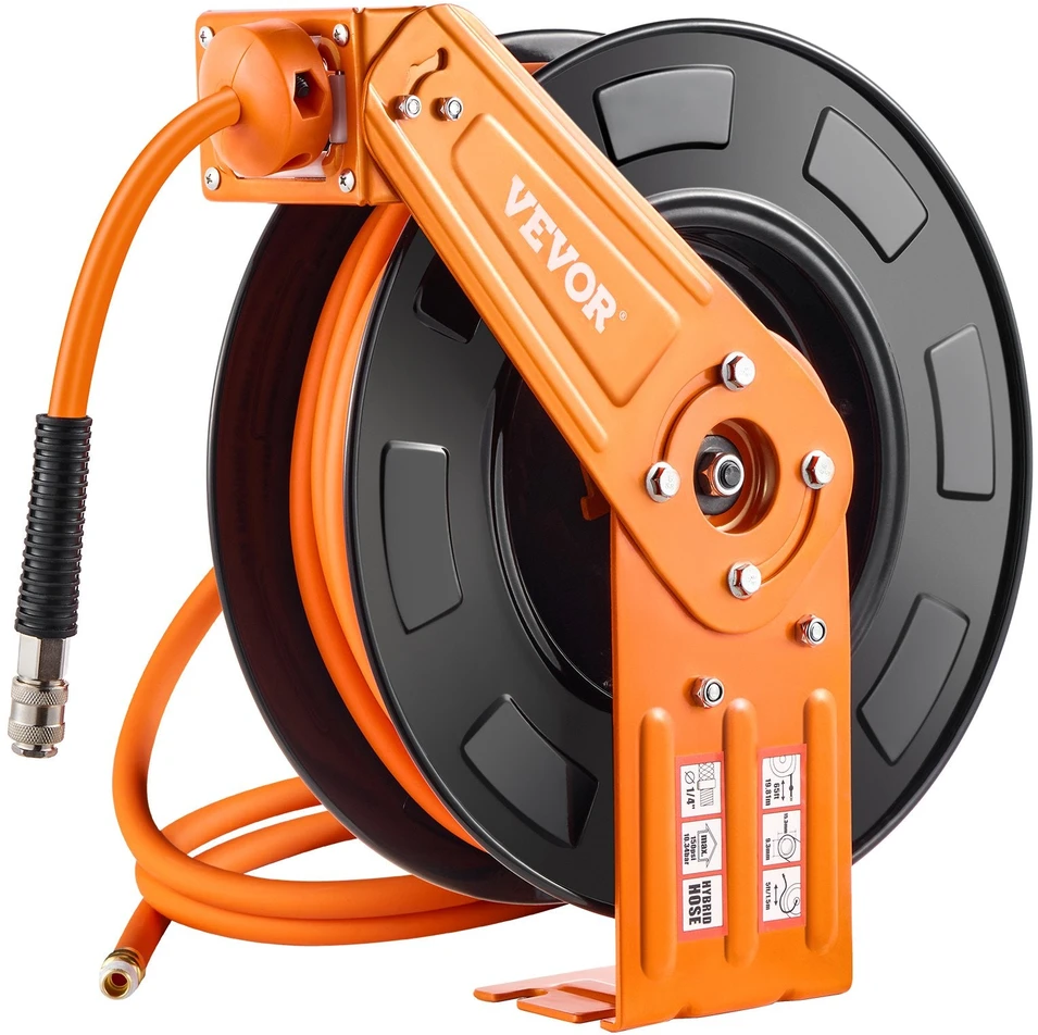 Vevor Automatinis oro žarnos ritės komplektas 10 mm x 20 m