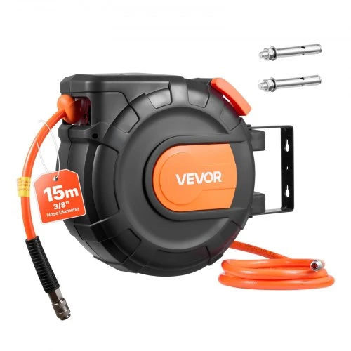 VEVOR Ištraukiama oro žarnos ritė, 15 m, 300 PSI