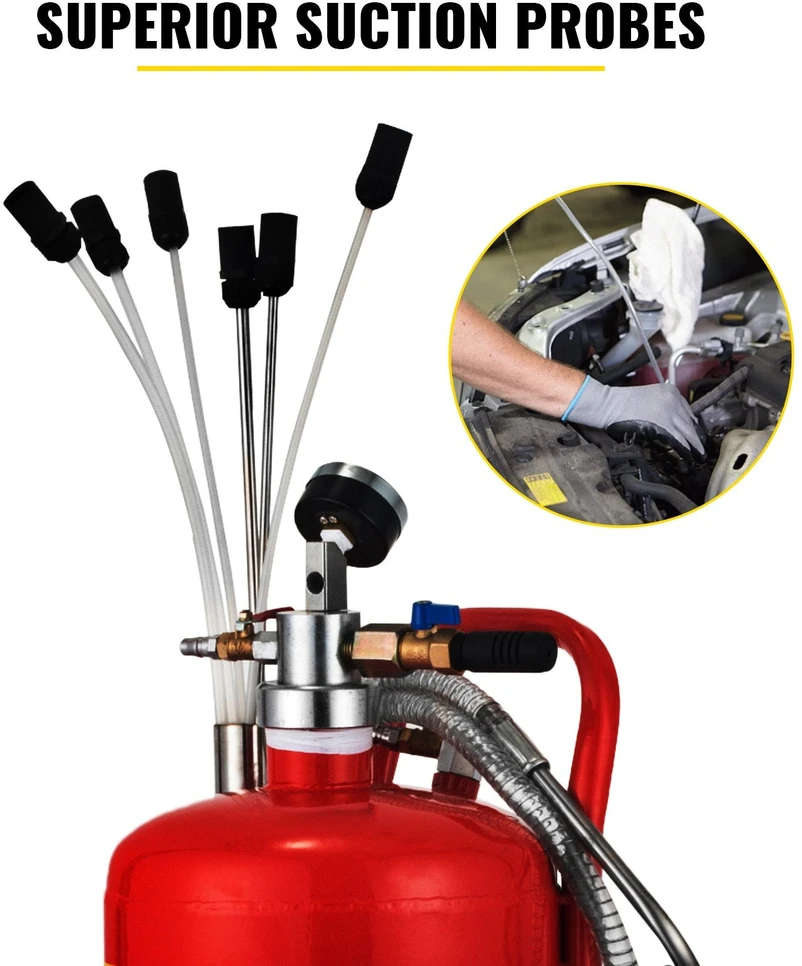VEVOR 22,7L oro pneumatine alyvos ištraukėja