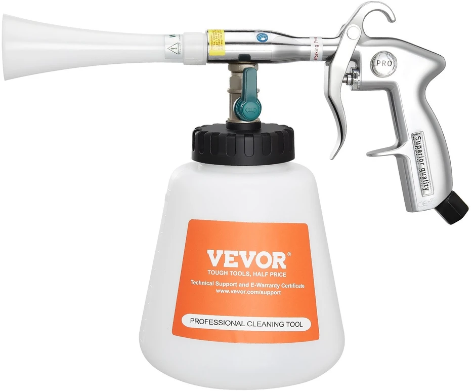VEVOR Automobilio valymo pistoletas su skysčio buteliu