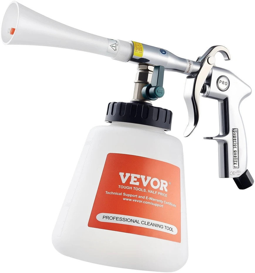 VEVOR Automobilio valymo pistoletas su skysčio buteliu