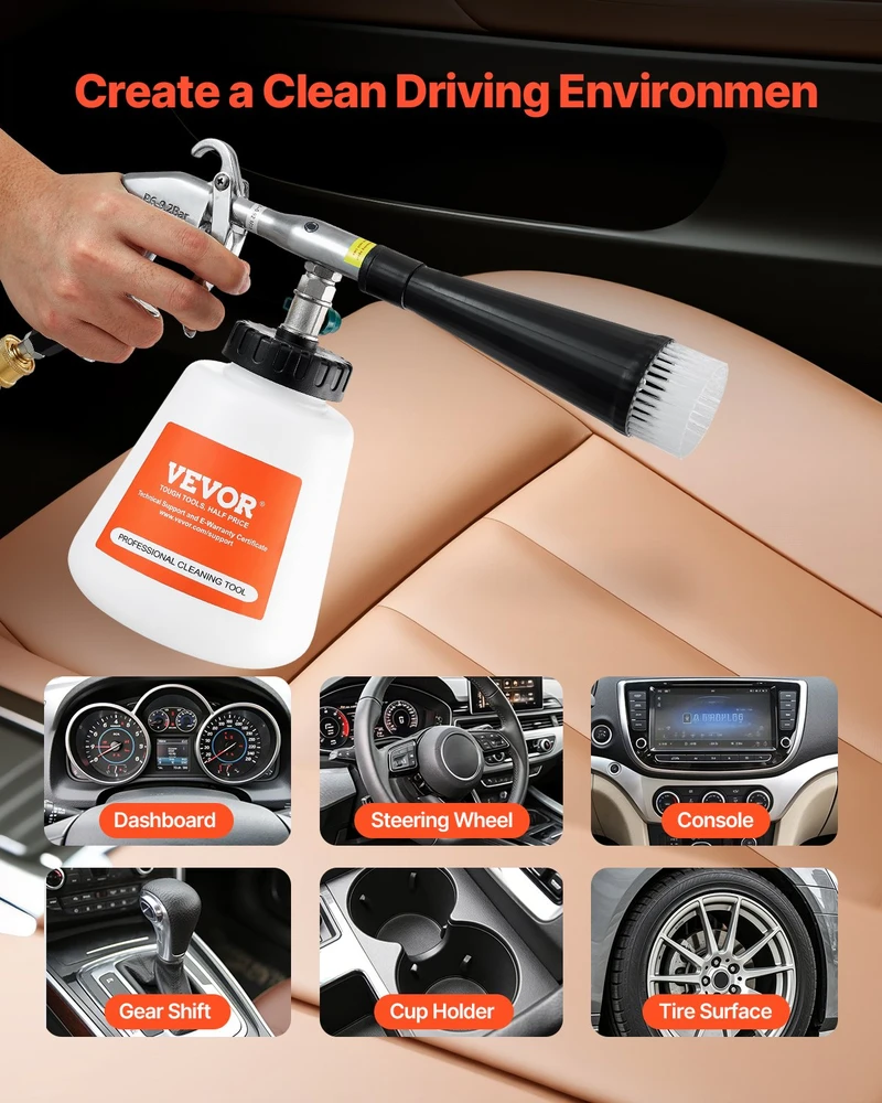 VEVOR Automobilio valymo įrankis su 1L buteliu