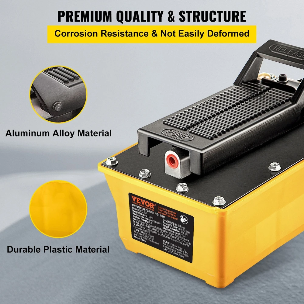 VEVOR Hidraulinis pėdų siurblys, 10 000 PSI