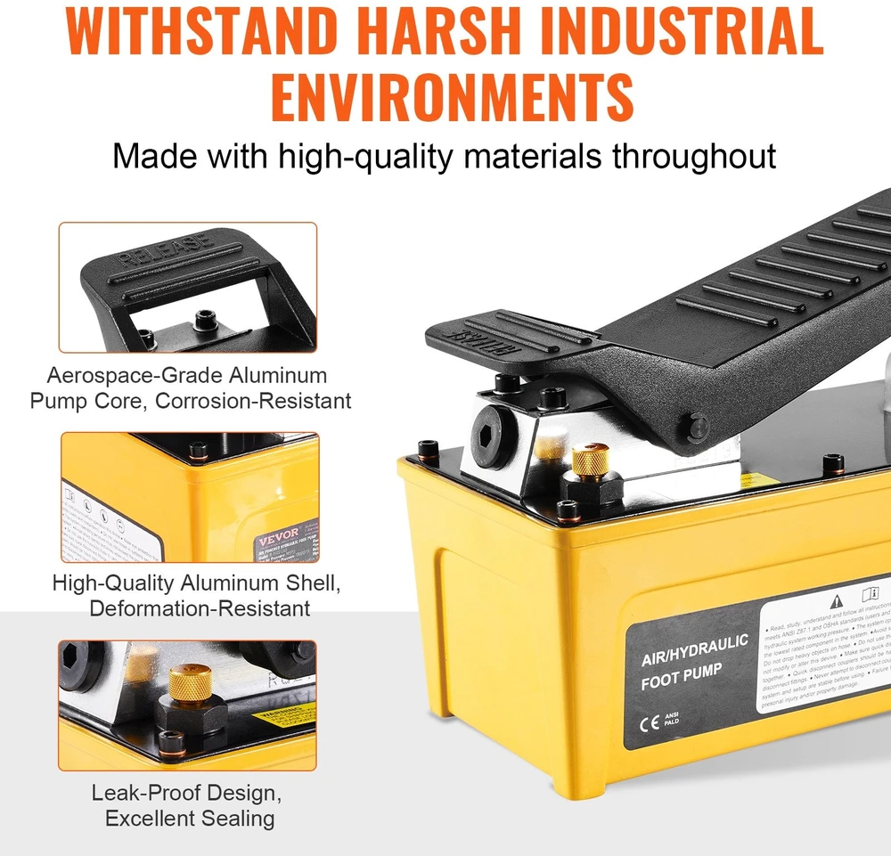 VEVOR Hidraulinis oro siurblys 10000 PSI