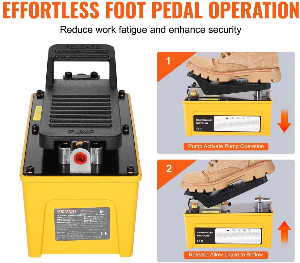 VEVOR Hidraulinis oro siurblys 10000 PSI