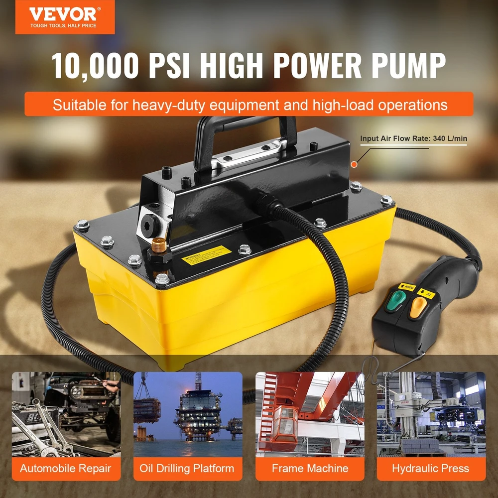 VEVOR Hidraulinis oro siurblys 10 000 PSI