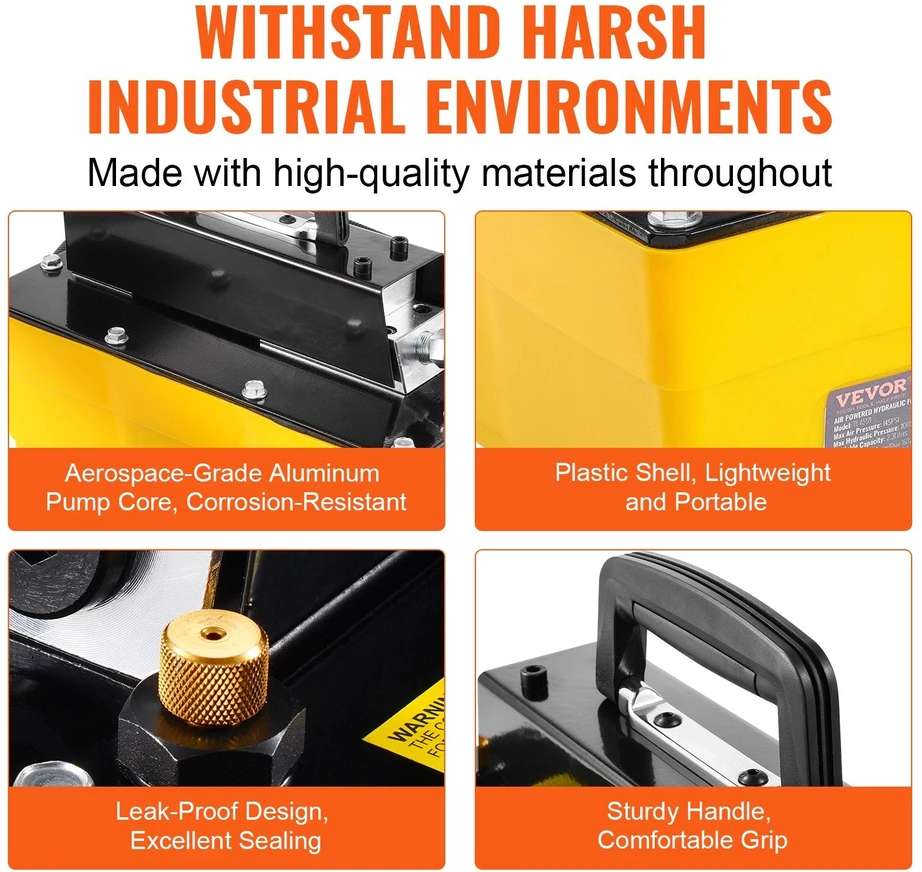 VEVOR Hidraulinis oro siurblys 10 000 PSI