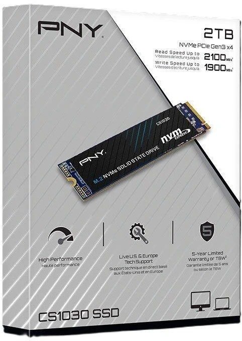 Pny Technologies PNY CS1030 2TB M.2 2280 PCI-E x4 Gen3 NVMe SSD