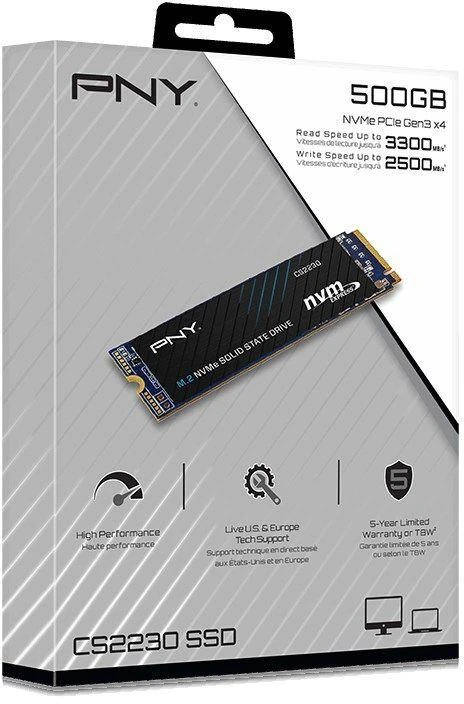 „Pny Technologies“ CS2230 500 GB M.2 PCI Express 3.0 NVMe 3D NAND