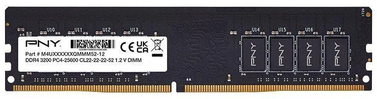 RAM PNY Atmintis 8GB DDR4 3200MHz DIMM MD8GSD43200-SB