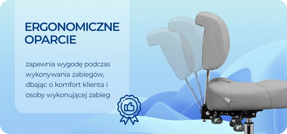 Podologinė taburetė Giovanni 1005, pilka