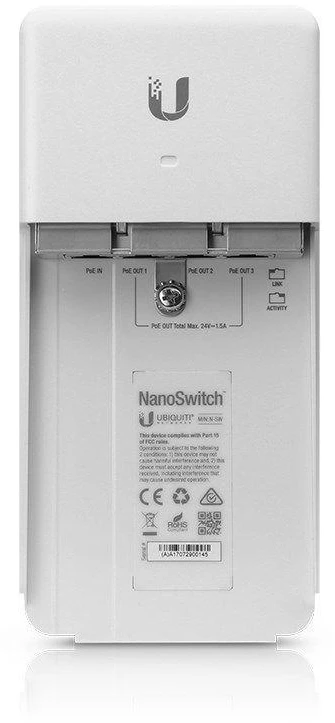 Switch PoE UBIQUITI N-SW (4x 10/100/1000Mbps)