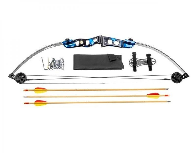 Mėlyna Poe Lang EK Firestar 25 LBS Carbon Mėlyna Compound Bow
