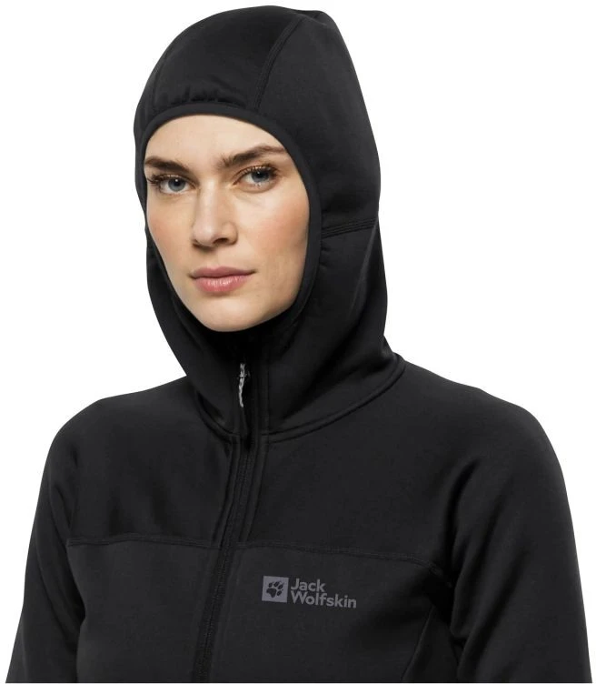Polarinis džemperis su gobtuvu Jack Wolfskin Hirschberg Hooded FZ W 1710871-6000