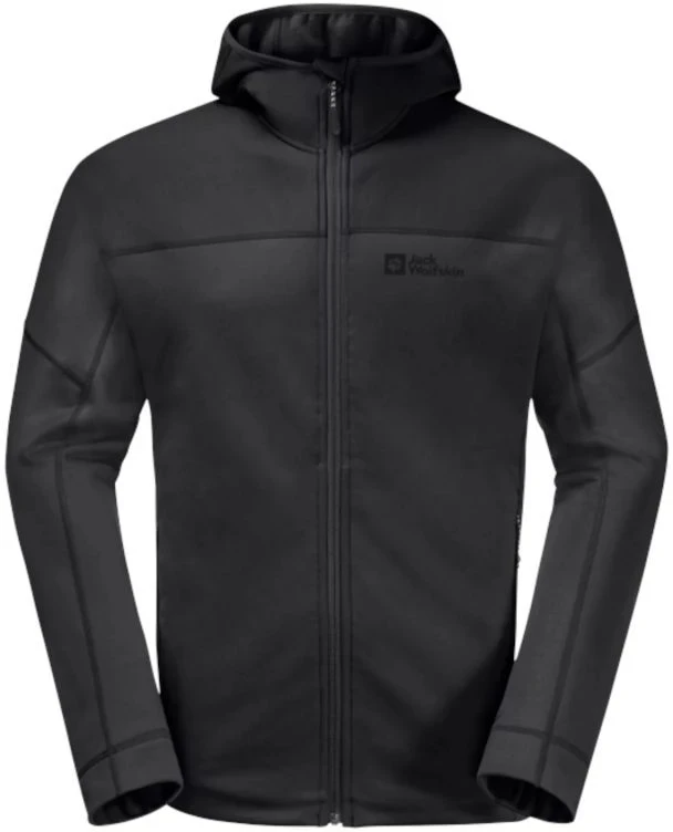 Polarinis džemperis su gobtuvu vyrams Jack Wolfskin Hirschberg Hooded FZ M 1710881-6000