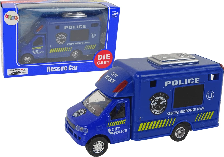 Lean Toys Žaislinis gelbėjimo automobilis