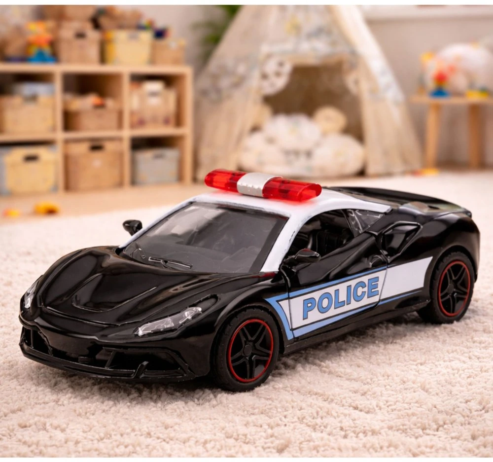 Lean Toys Policijos automobilis 1:43