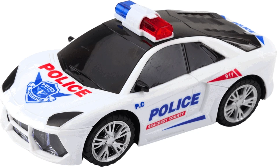 Lean Toys Interaktyvus Policijos Automobilis su Šviesomis ir Garsais