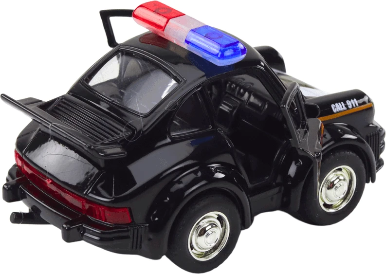 Lean Toys Klasikinis policijos automobilis 1:38 su šviesomis ir garsais