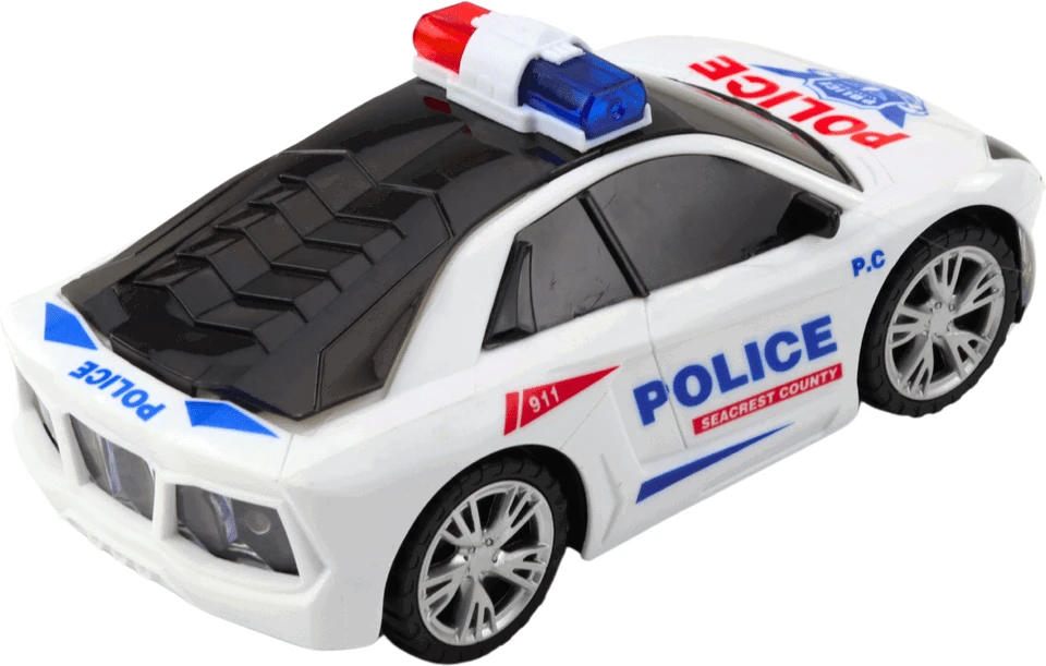 Lean Toys Interaktyvus Policijos Automobilis su Šviesomis ir Garsais