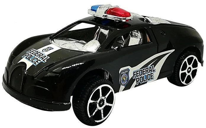 Policijos automobilių rinkinys Lean Toys