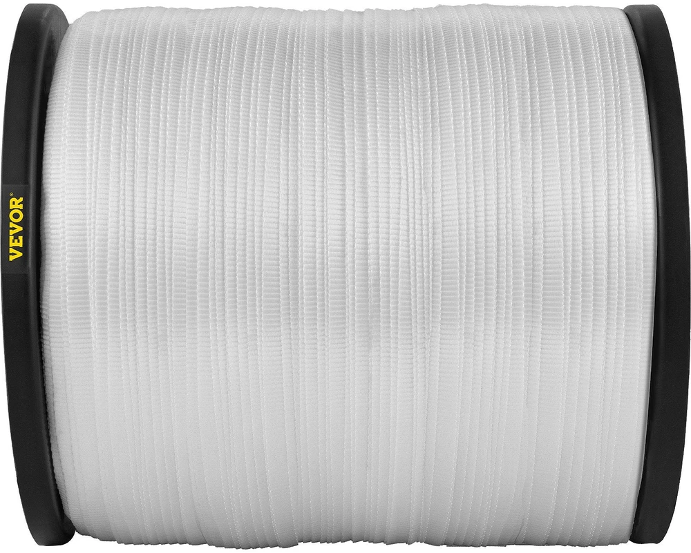 VEVOR 567 kg poliesterinė traukimo juosta, 961 m x 12,7 mm