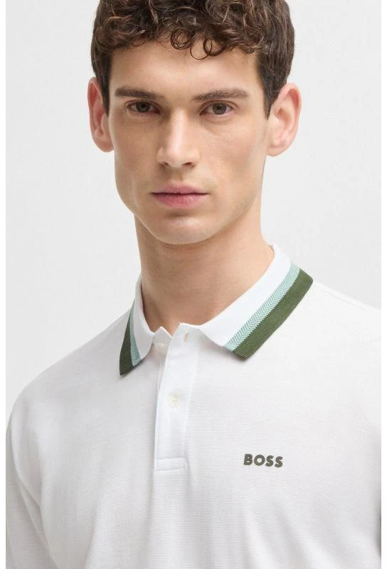 Polo BOSS Paddy AP Balta (50538101-100)