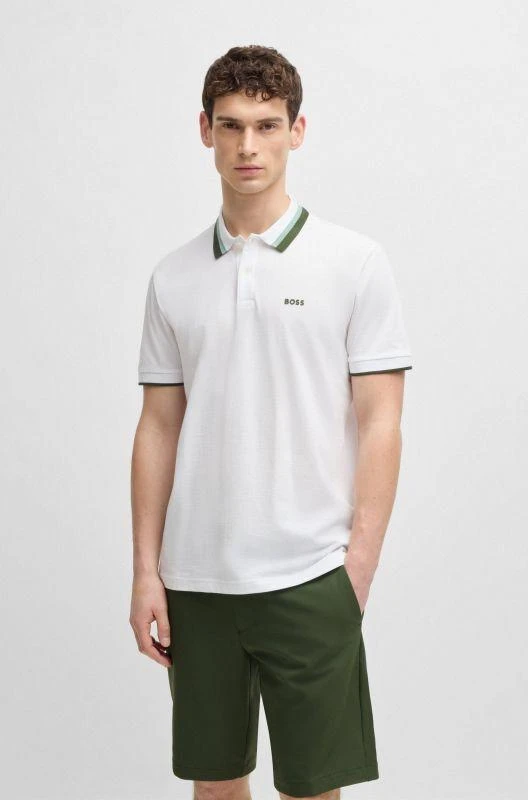 Polo BOSS Paddy AP Balta (50538101-100)