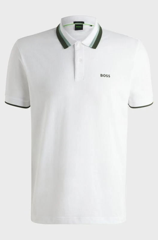 Polo BOSS Paddy AP Balta (50538101-100)