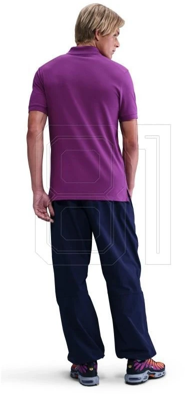 Polo marškinėliai vyrams violetiniai medvilniniai FC Barcelona Nike