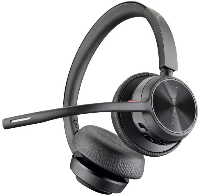 POLY Voyager 4320 USB-C ausinės su BT700 adapteriu ir įkrovimo stotele